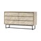 Armen Living Peridot 6 Drawer Dresser in Natural Acacia Wood LCPEDRNAT - alternate 2